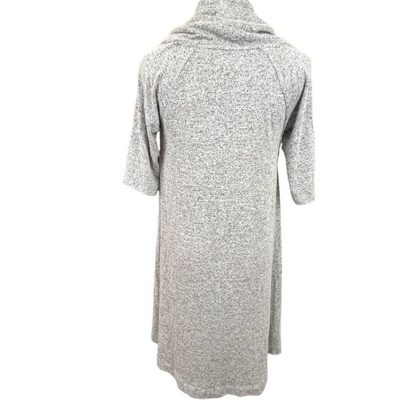 Lou & Grey Signature Soft Oversized Marled Knit Cowl Neck Dress XS - Picture 3 of 8